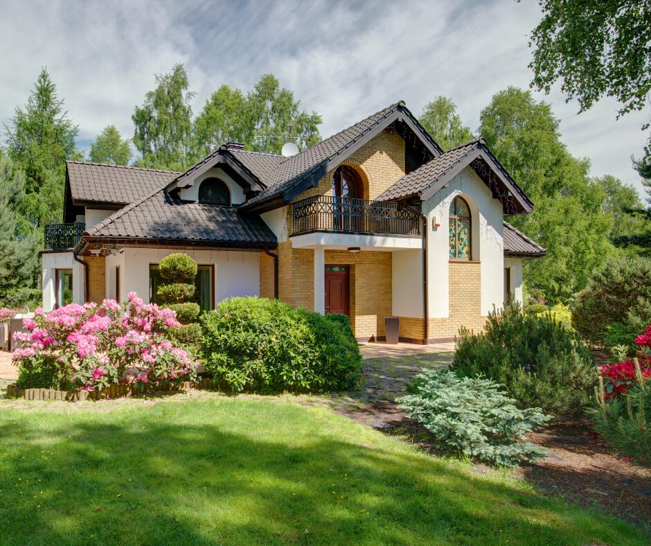 dom jednorodzinny z ogrodem