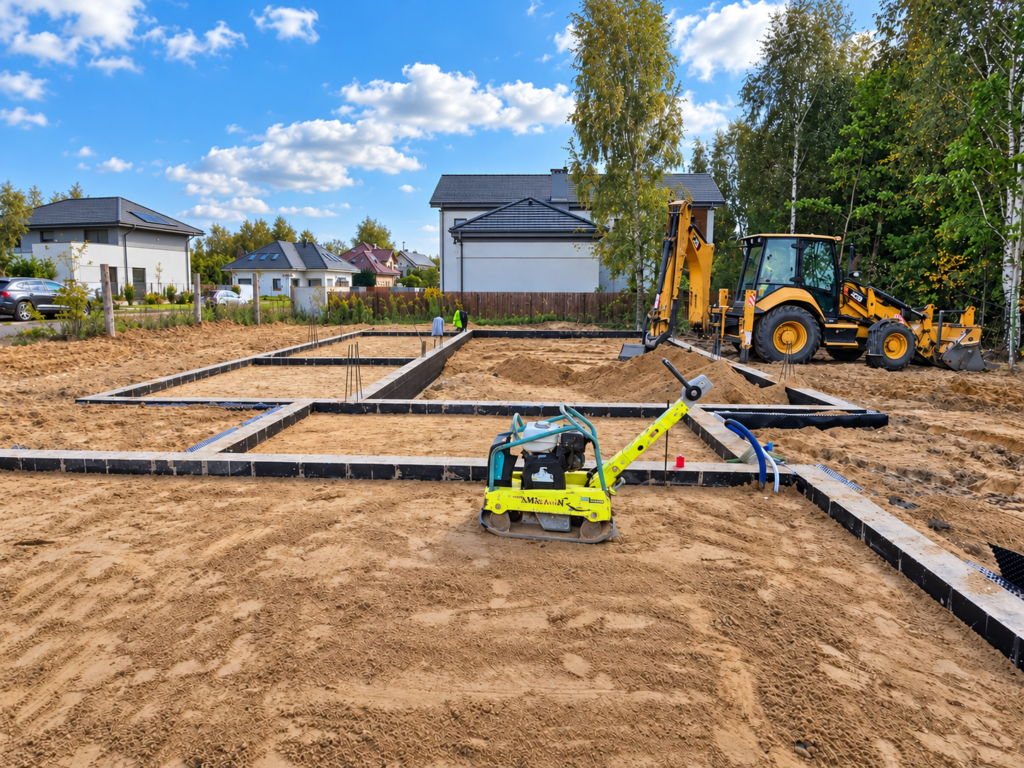 Fundamenty inwestycji przy ul. Stanisława Dygata - Bartom Development
