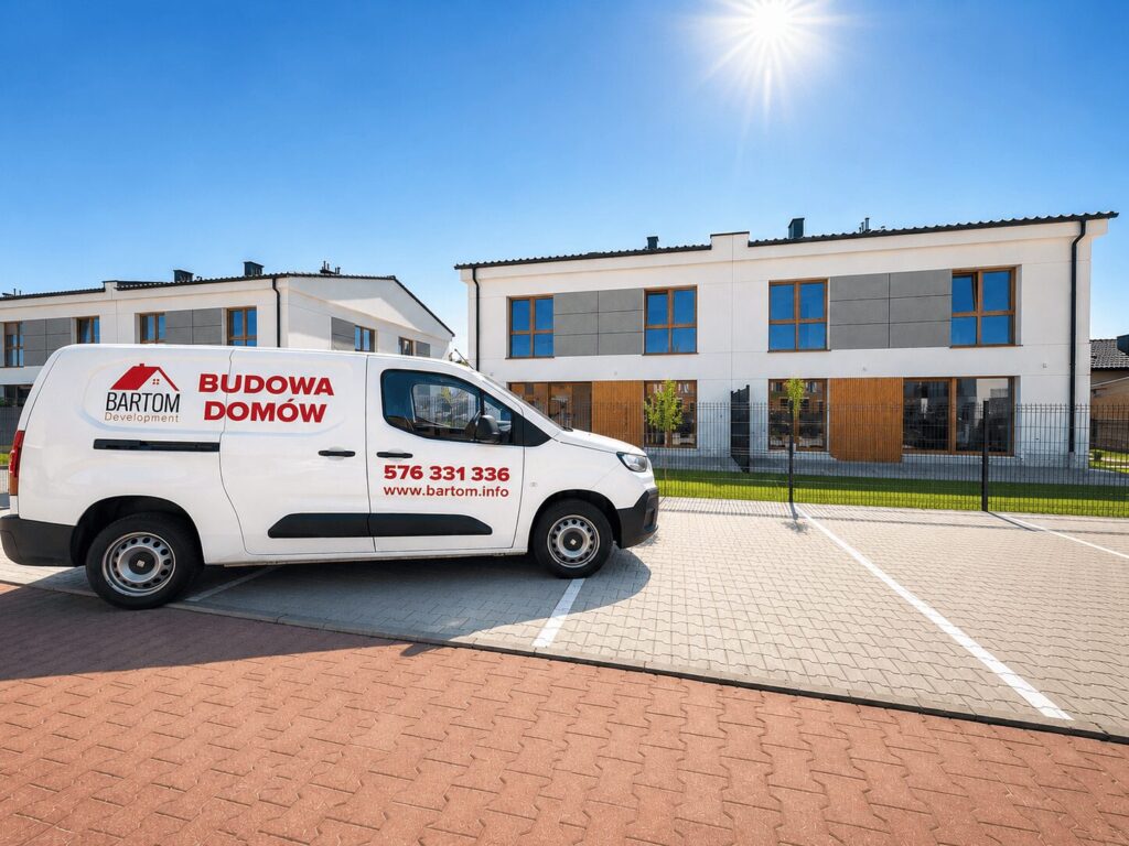 Ukończona realizacja Oaza Jelonek i samochód Bartom Development